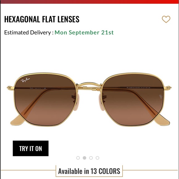 Hexagon Polarized Raybans!! - Picture 1 of 7